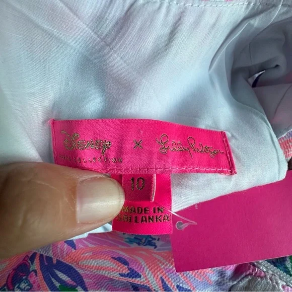 Disney x Lilly Pulitzer Minnie Daisy Dreamin Girls Dress Size 10 NWT - Picture 8 of 16